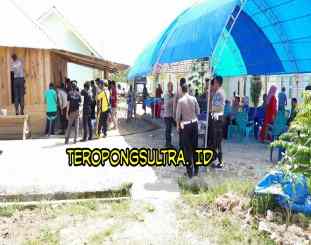 Ketgam : Acara peresmian Musholah Bhabinkamtibmas Al_Ikhlas di desa tunas baru kec rarowatu utara 
