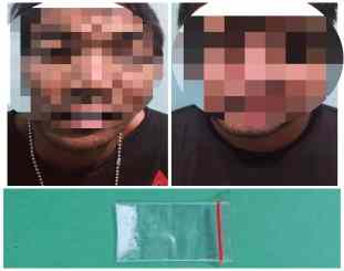 Ketgam dua pengedar sabu yang diamankan 