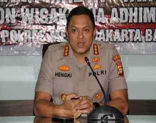 Kapolres metro jakarta barat Kombes Pol Hengki haryadi SIK MH 