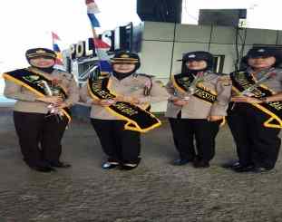 Anggota Polwan Polres Metro Jakarta Barat 