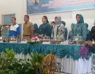Kunjungan ketua TP-PKK Prov sultra Agista Ariyani Ali Mazi di Kab Kolaka 