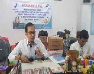 Ketgam : kepala seksi penindakan BPOM Kendari 