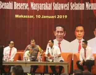 apolda Sulsel Irjen Pol Drs. Umar Septono membuka Acara Rakernis