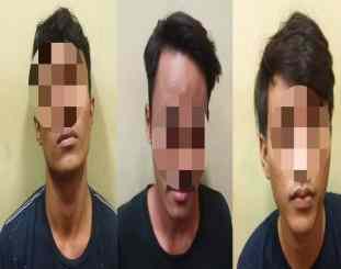 Ketgam : ketiga pelaku yg diamankan 