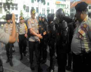 Apel kesiapsiagaan Polres Metro Jakarta Barat