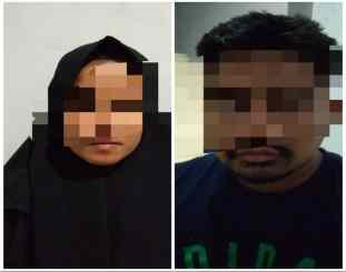 Ketgam : Kedua pelaku yang menyelundupkan sabu