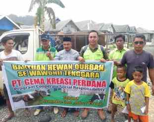 Penyaluran Hewan Kurban Oleh TIM CSR PT GKP 