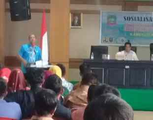 Bupati konawe utara saat membuka acara pamsimas