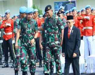Wakil Presiden Republik Indonesia KH Ma'ruf Amin mengunjungi Mako Paspampres 