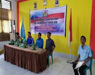 Musyawarah Kecamatan KNPI Tahun 2019.