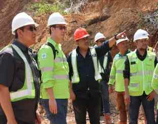 TIM Gakkum di dampingi Pihak Perusahaan Saat Meninjau Lokasi 