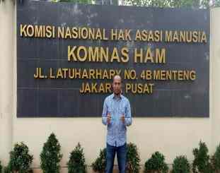 Ketgam : Humas PT GKP saat Berada di Komnas HAM