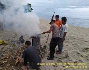 Ketgam : Proses pembakaran sampah 
