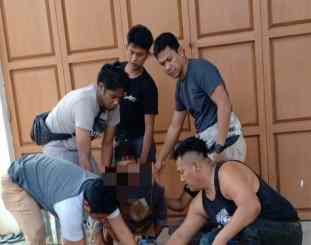 Foto pelaku saat di ciduk 