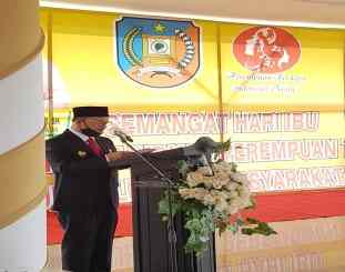 Bupati Konawe Selatan H.Surunuddin Dangga  ST.MM