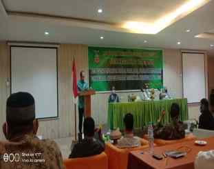 Ketgam : Bupati Konawe Utara H. Ruksamin saat membuka kegiatan