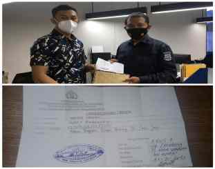 Ketua Jati Sultra saat berada di Mabes Polri 