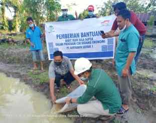 Ketgam : penyerahan bibit ikan 