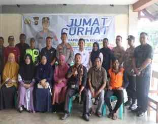 Kegiatan Jumat curhat Polresta Kendari 