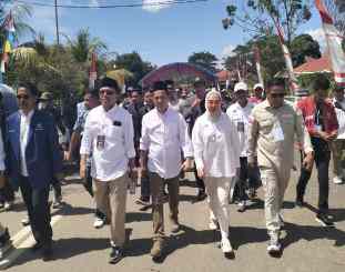 Calon bupati dan wakil bupati Konawe Utara Sudiro Raup 